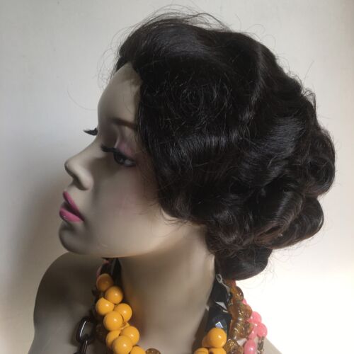 BNWT Kanekalon Wig Modacrylic Made in Japan - Afbeelding 1 van 14