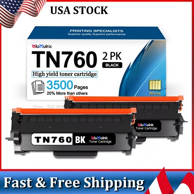 FADSOON  TN730 TN760 Toner Cartridge for Brother TN760 HL-L2350DW DCP-L2550DW