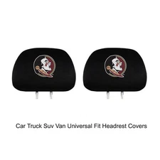 New Team ProMark NCAA Florida State Seminoles Head Rest Covers For Car Truck Suv