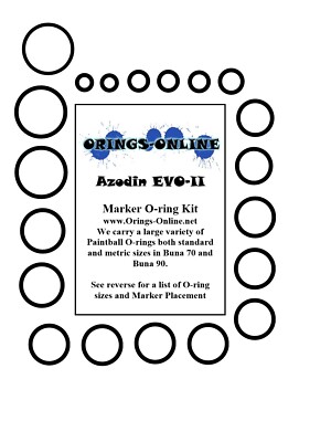 Spyder Data Color Spyder Imagine Paintball Marker O-Ring Set X 2 – Für Wartung Und Umbauten Paintball Ersatzteile