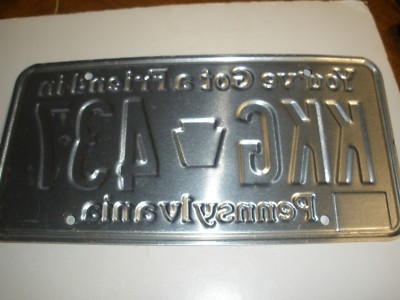 Vintage 1987 You've Got a Friend in Pennsylvania License Plate