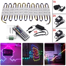 10ft-80ft 5050 SMD 3 LED Module Light RGB Waterproof Storefront Window Sign Lamp