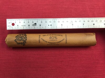 Apache dynamite reproduction inert stick. Great for mining display, airsoft