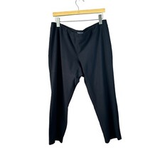 Eileen Fisher Pants Large System Washable Stretch Crepe Slim Ankle Classic Work