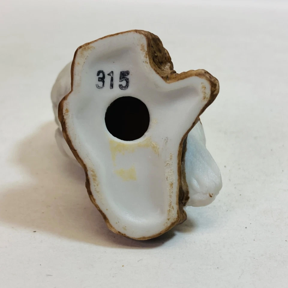 Vintage Owl Ceramic Snowy White Small Unbranded ? as is - Image 3 of 4