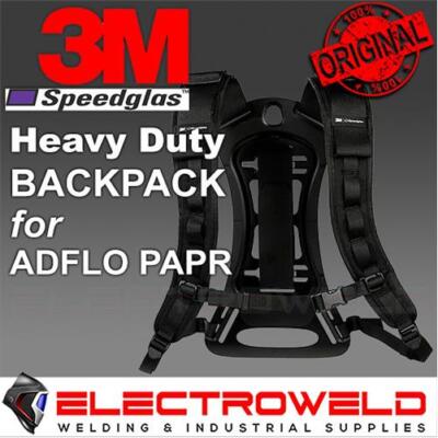 MODEL - 3M Speedglas Heavy Duty PAPR Back Pack Adflo Welding Helmet 954015HD