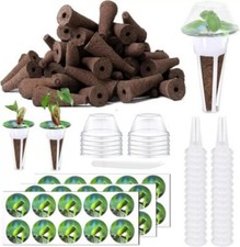 121 Seed Pod Kit Hydroponics Garden Accessories Grow Anything Kit Sponge Dome US 0.13 per gallon