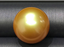 Huge 16mm South Sea Genuine Gold Near Round Loose Pearl Undrilled Jewelry 168