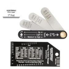 MUSICNOMAD Truss Rod Gauge & String Action Gauge Combo Bundle - MN600 + MN602 Sh
