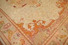 Antique World Class Turkish Oushak Ushak Rug Size 11'8''x15'6''