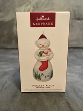 2024 Hallmark Snowtop Lodge Noelle T. Klaus Porcelain Ornament 20th in Series