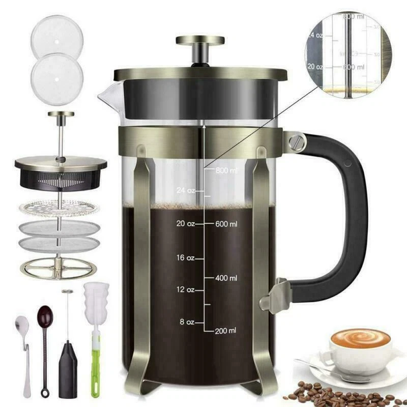 French Press Coffee Maker - BEST Presses Makers - 34 Oz, 8 Cup