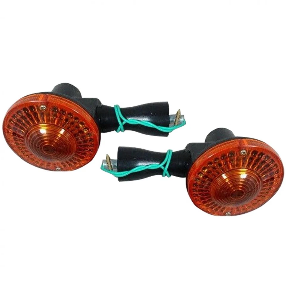 Par de luces de giro traseras para YAMAHA DT100 DT125 DT175 DT400 XT500 Foto 3 de 4