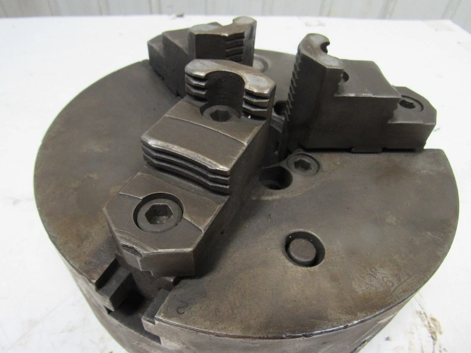 Cushman 10-104-10-DO6A 10" diámetro Mandril de torno de 3 mordazas autocentrado ID de 2-3/4" x Foto 2 de 4