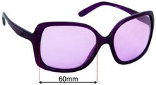 SFx Replacement Sunglass Lenses fits Oakley Beckon OO9125 - 60mm Wide