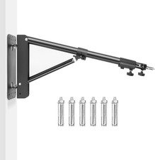 Wall Mount Triangle Boom Arm, 51Inches/130Cm, 180 Flexible Rotation, for Photog