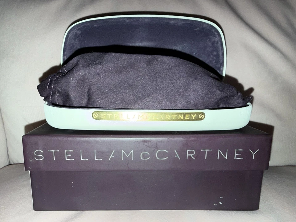 Gafas de sol vintage Y2K Stella McCartney plateadas lila 2001 + estuche NUNCA USADAS Foto 2 de 4