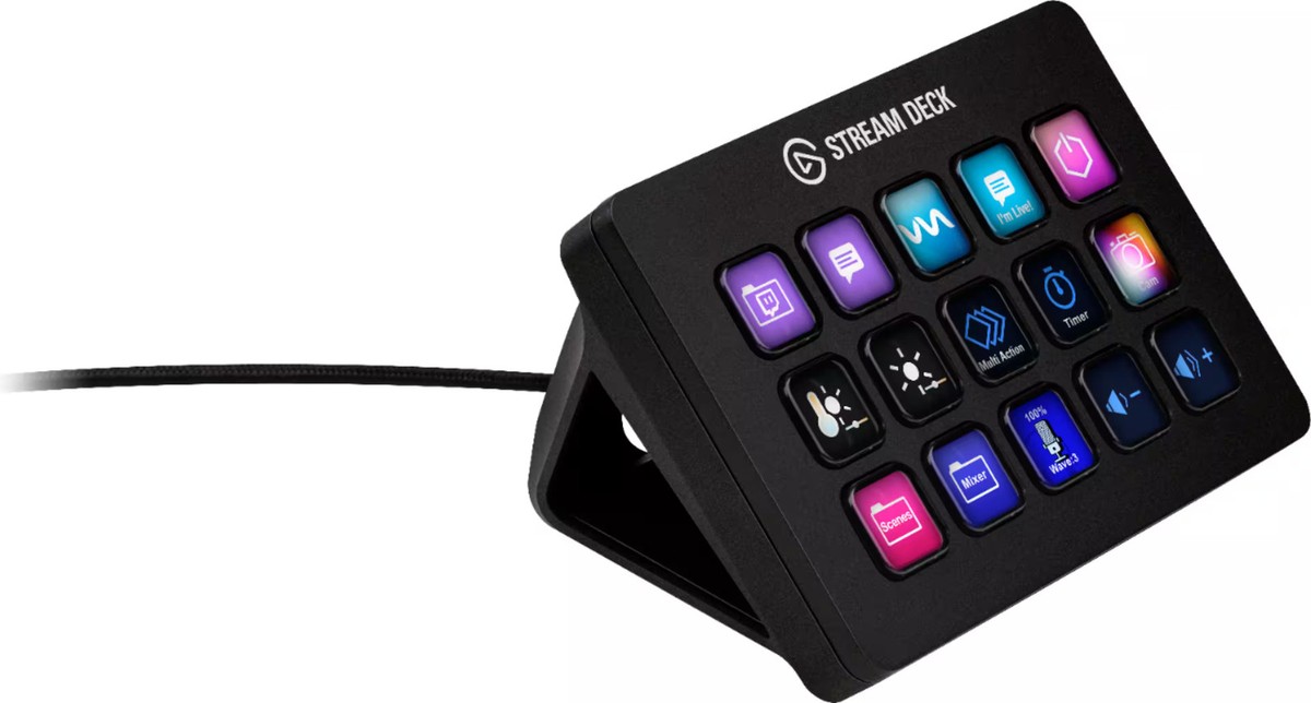 Elgato - Stream Deck MK.2 Full-size Wired USB Keypad with 15