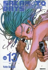 Sakamoto Days Vol.13 Korean Edition Comic by Yuto Suzuki 2023 Used Paperback