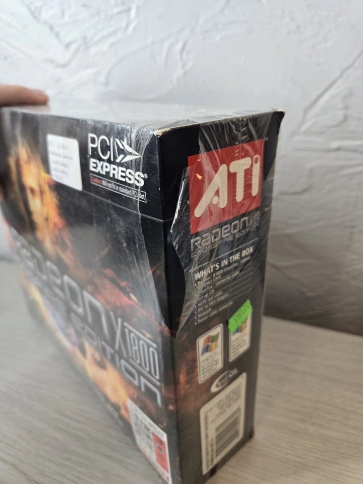 SEALED Vintage ATI Radeon X1800 256MB GDDR3 PCI-E Graphics Card  - Image 2 of 4