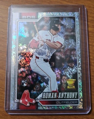 2026 Topps Series 1 Roman Anthony RC Sandglitter Holo Foil 189 Red Sox