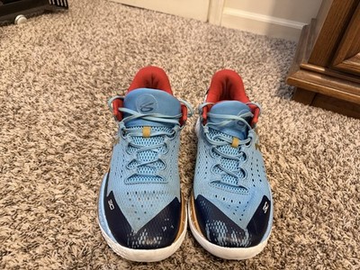 Under Armour Curry 2 FloTro All-Star Low Top Sneaker Blue/Yellow 3026276-402