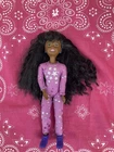 Mattel Barbie Vintage 1995 Gymnastics Dolls Janet Jointed Set Blue Outfit Black