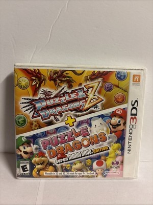 Puzzle & Dragons Z +Puzzle & Dragons Super Mario Bros. Edition Nintendo 3ds Case