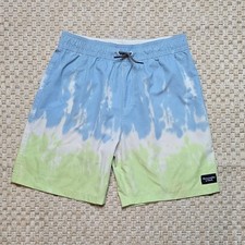 Abercrombie Kids Blue Green Swim Trunks Boxer Mesh Liner Size 15/16 XL