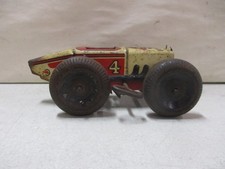 Marx 4 Boat Tail Race Car Tin Windup