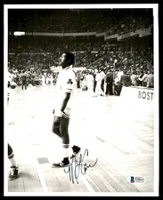 M.L. ML Carr Signed 8x10 Photo Boston Celtics Vintage Beckett BAS #T29117