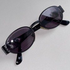 Vtg Gianni Versace S50 Blk Col/028 Eyeglass Frames Only Made Italy  Case READ
