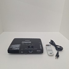 Epson H478A LCD Portable Projector Black With Remote Working Condition