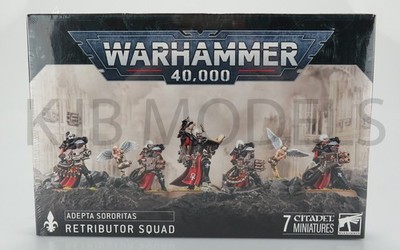 Warhammer 40K: Adepta Sororitas - Retributor Squad 52-25 - 7 Miniaturen