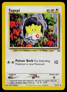 Togepi 51/111 Neo Genesis Uncommon