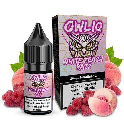 Premium Liquid White Peach Razz Aroma - OWLIQ 10 ml 20 mg