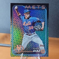 Topps 2024 Series 1 Edwin Díaz #120 New York Mets Holiday Holo