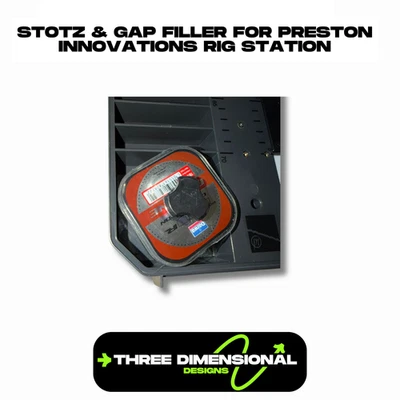 THREE DIMENSIONAL DESIGNS Preston Innovationen Rig Station - 2 x Spool Gap Filler | Rig Station Zubehör
