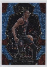 2022-23 Select Premier Level Light Blue Disco Prizm 10/99 Christian Koloko 02g4