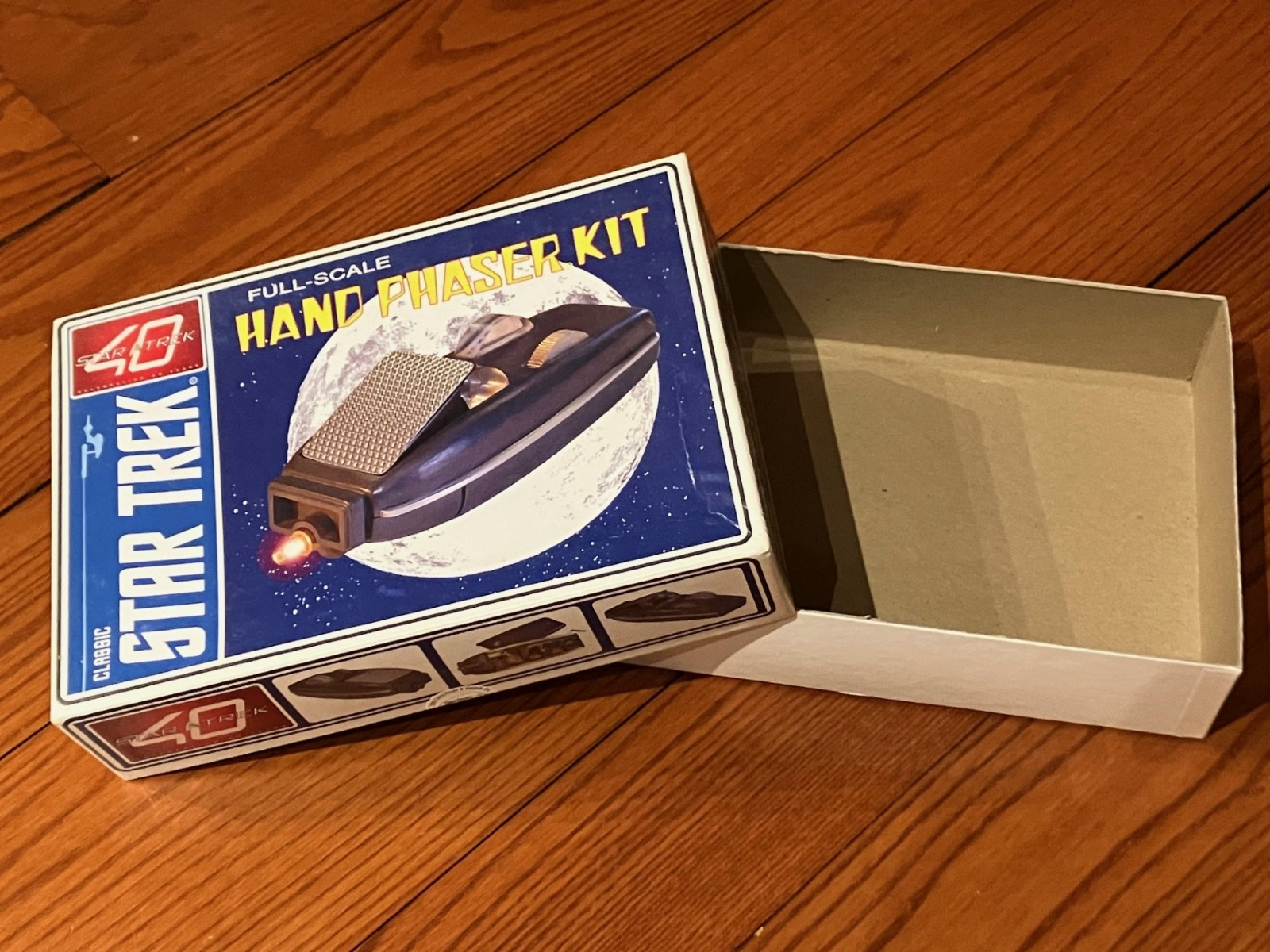 Star Trek TOS Full Scale Phaser Kit BOX ONLY John Long Classic Star ...