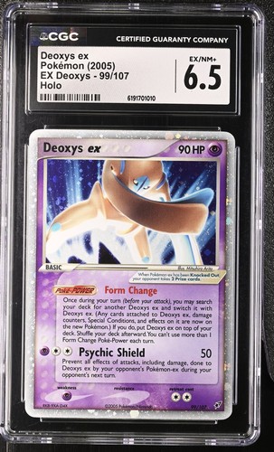 Deoxys ex graded CGC 6.5 for sale on eBay