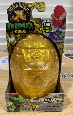 Treasure X Dino Gold Armored Egg Mystery Pack The Fossil  Collection New