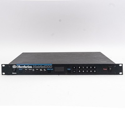 Oberheim Matrix-1000 Analog Synthesizer Rack Module FOR PARTS / REPAIR