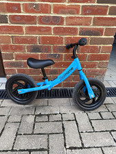 Joilihome Unisex Kids Balance Bike 12in Wheels Blue/Black, No Suspension