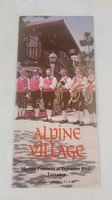 Alpine Village Brochure And Dinner Menu Torra...