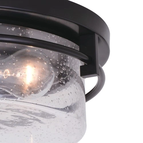 Vaxcel Lighting C0169 Addison 2 Light 15"W Flush Mount Drum - Nickel - Picture 2 of 12