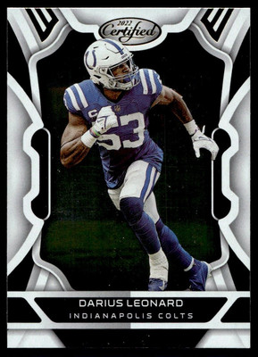 2022 Panini Certified Darius Leonard Indianapolis Colts #43