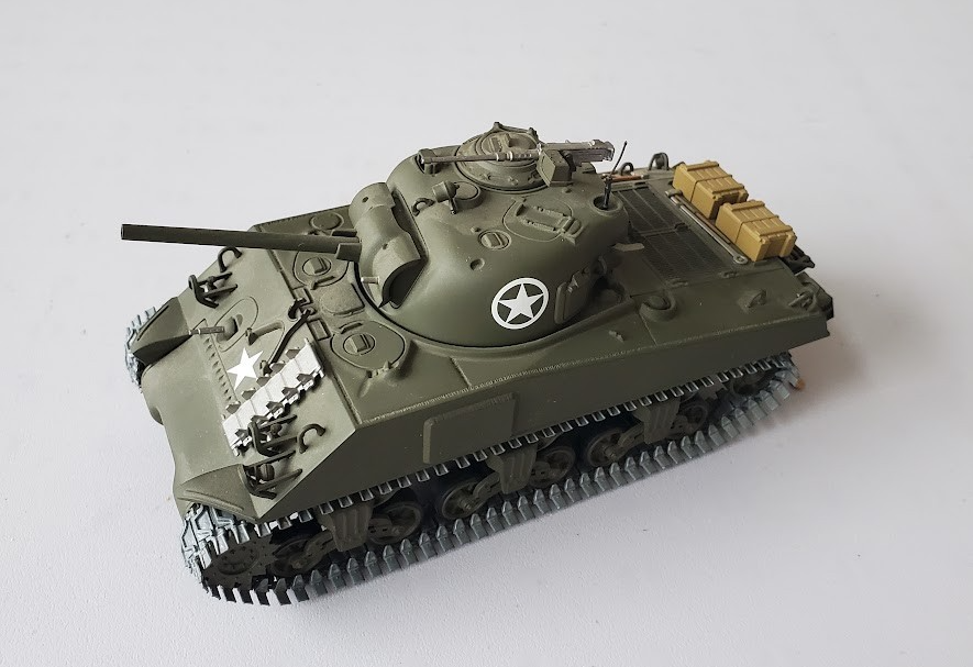 Rare! Paul's Model Art Minichamps M4A3 Sherman tank, 1/35 diecast