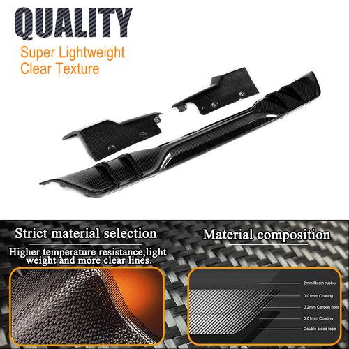 Carbon Heckdiffusor Heck Stoßstangen Diffusor für BMW X5 G05 M Sport 2025-2026 - Bild 5 von 8