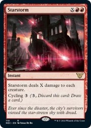 Starstorm 110/191 Commander: Kamigawa: Neon Dynasty Rare Red Instant